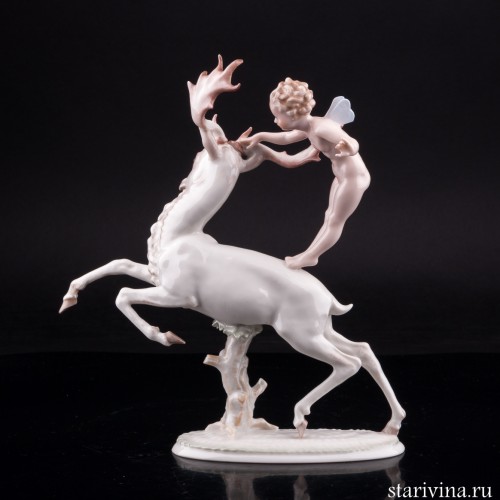 Фея на олене, Hutschenreuther, Германия, 1945-49 гг