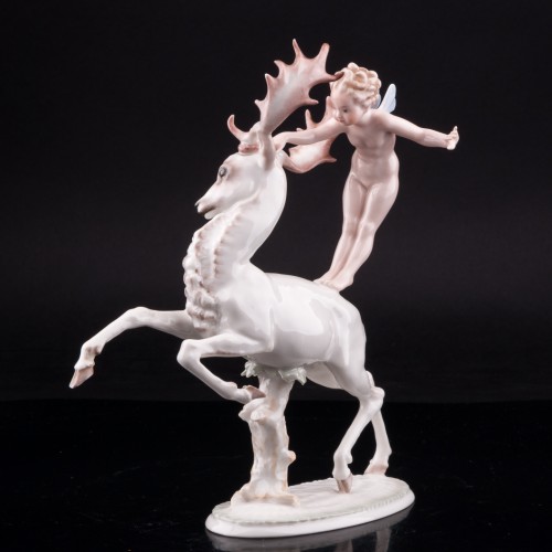 Фея на олене, Hutschenreuther, Германия, 1945-49 гг