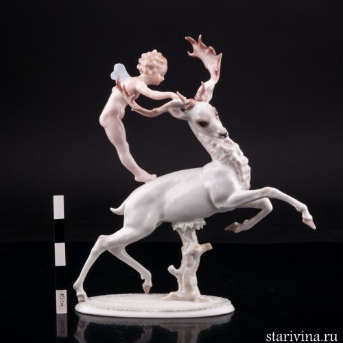 Фея на олене, Hutschenreuther, Германия, 1945-49 гг