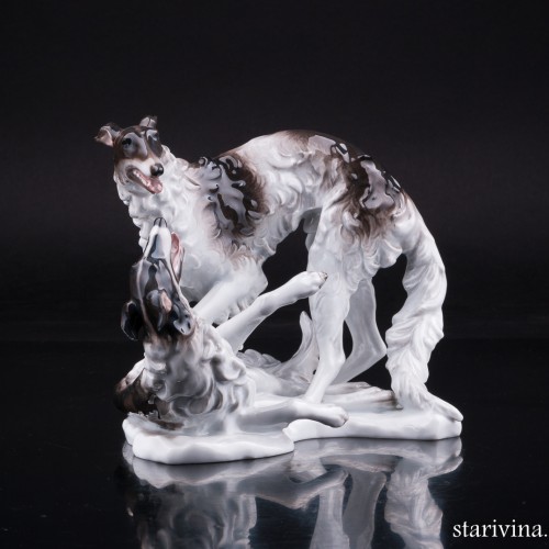 Играющие борзые, Rosenthal, Германия, 1960 гг