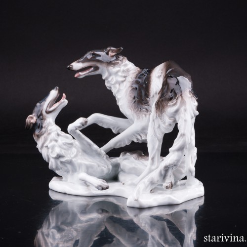 Играющие борзые, Rosenthal, Германия, 1960 гг