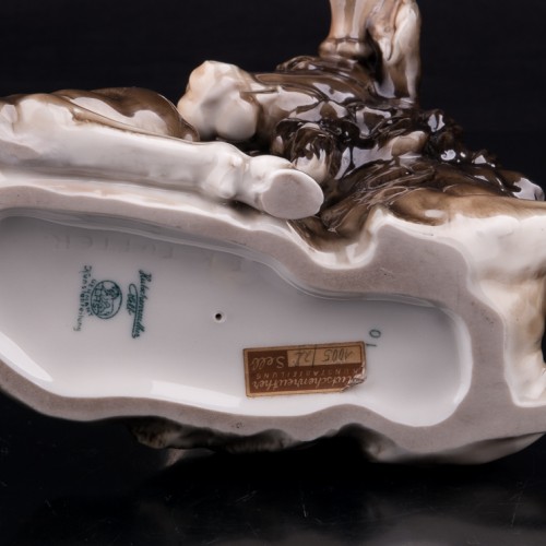 Лежащий лось, Hutschenreuther, Германия, 1938-55 гг