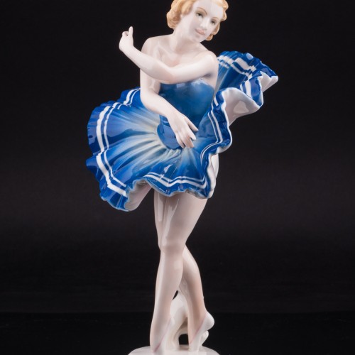 Балерина в синей пачке, Karl Ens, Германия, 1920-30 гг