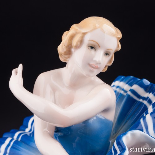 Балерина в синей пачке, Karl Ens, Германия, 1920-30 гг