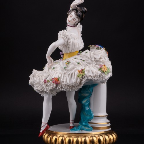Балерина, кружевная, Volkstedt, Германия, кон. 19 в