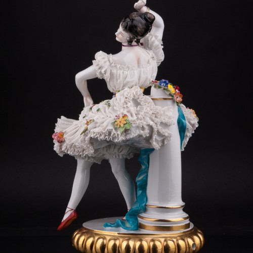 Балерина, кружевная, Volkstedt, Германия, кон. 19 в