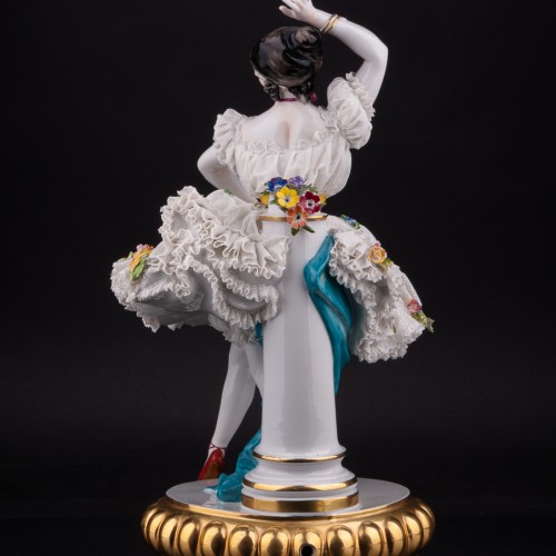 Балерина, кружевная, Volkstedt, Германия, кон. 19 в