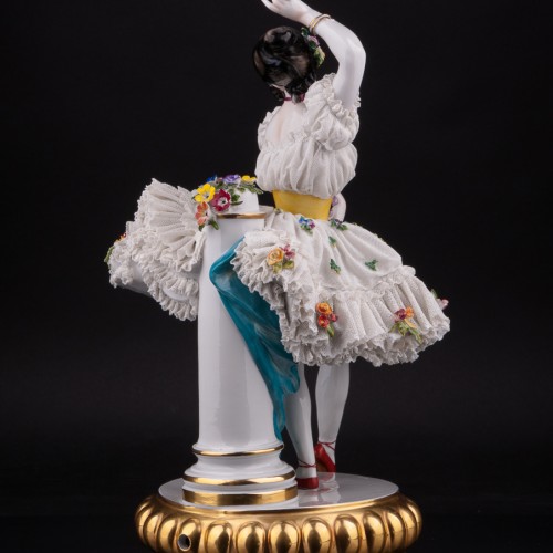 Балерина, кружевная, Volkstedt, Германия, кон. 19 в