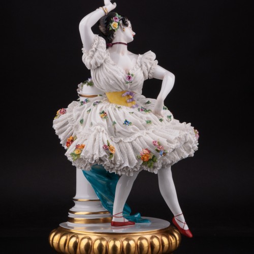 Балерина, кружевная, Volkstedt, Германия, кон. 19 в
