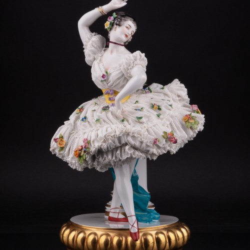 Балерина, кружевная, Volkstedt, Германия, кон. 19 в