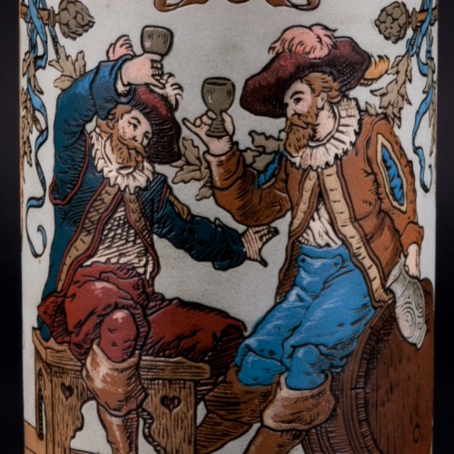 Пивная кружка Друзья, 1/2 л, Villeroy & Boch, Германия, 1900 г