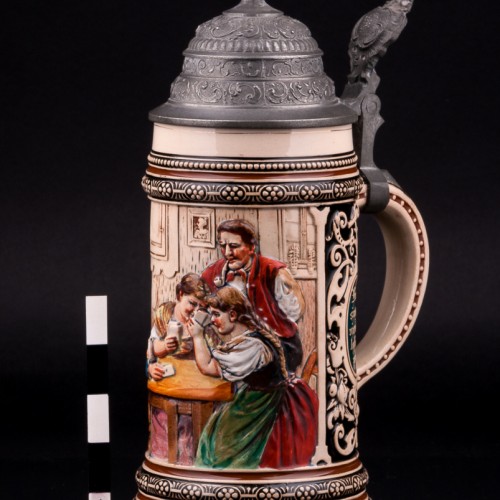 Пивная кружка Игра в карты, 1/2 л, Merkelbach & Wick, Германия