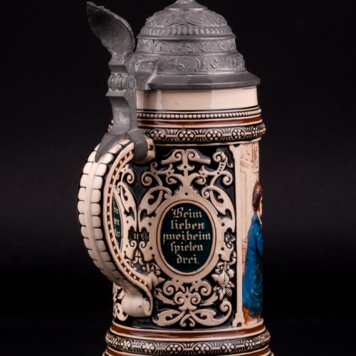 Пивная кружка Игра в карты, 1/2 л, Merkelbach & Wick, Германия