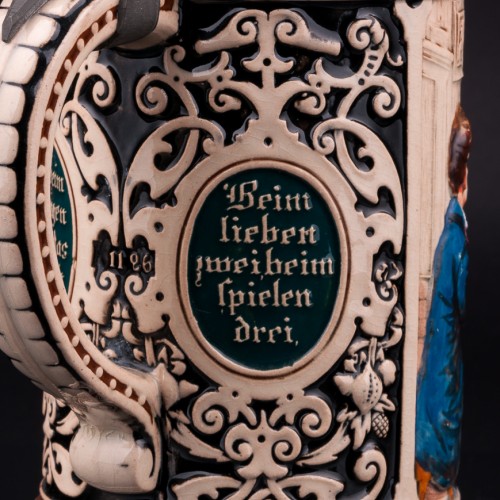 Пивная кружка Игра в карты, 1/2 л, Merkelbach & Wick, Германия