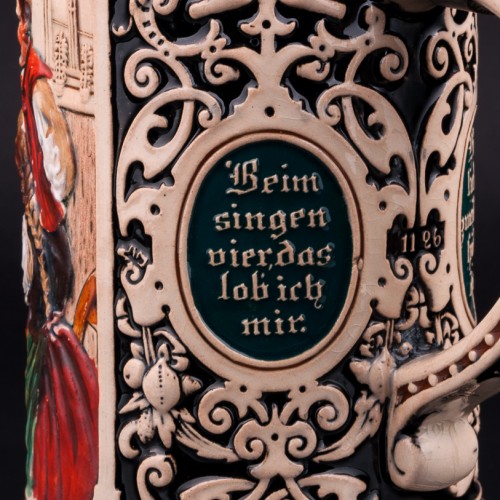 Пивная кружка Игра в карты, 1/2 л, Merkelbach & Wick, Германия