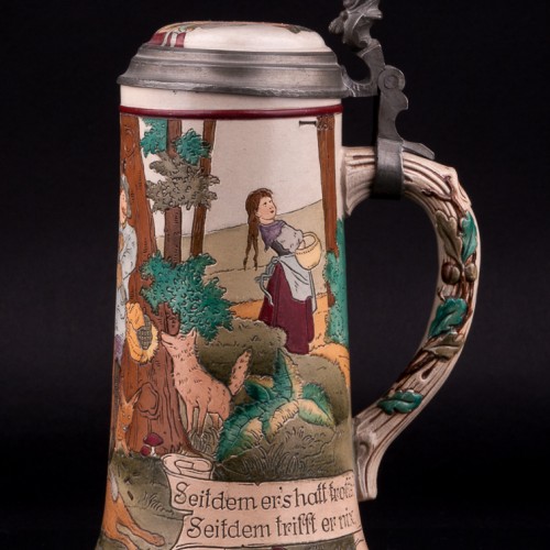 Пивная кружка, 0,5 л, Marzi & Remy, Германия, ок. 1900 г