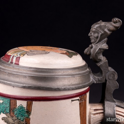 Пивная кружка, 0,5 л, Marzi & Remy, Германия, ок. 1900 г