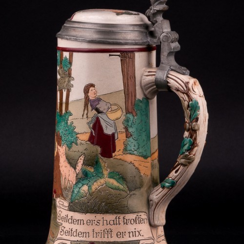 Пивная кружка, 0,5 л, Marzi & Remy, Германия, ок. 1900 г