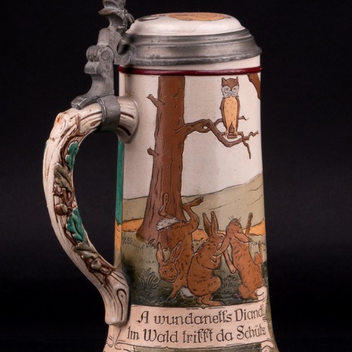 Пивная кружка, 0,5 л, Marzi & Remy, Германия, ок. 1900 г