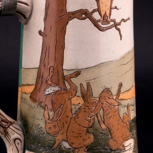 Пивная кружка, 0,5 л, Marzi & Remy, Германия, ок. 1900 г