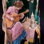 Под гитару, пивная кружка, 1 л, Matthias Girmscheid, Германия, 1900-1912 гг