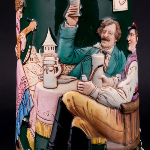 Под гитару, пивная кружка, 1 л, Matthias Girmscheid, Германия, 1900-1912 гг