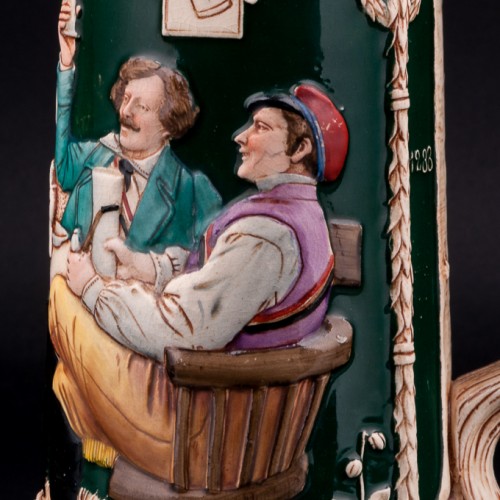 Под гитару, пивная кружка, 1 л, Matthias Girmscheid, Германия, 1900-1912 гг