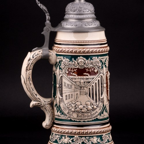 Хофбройхаус, пивная кружка, 1 л, Albert Jacob Thewalt, Германия
