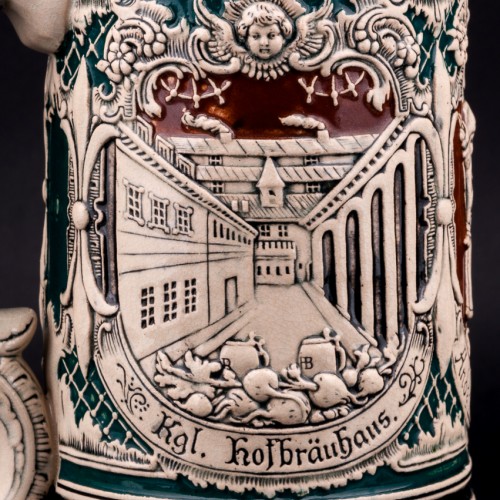 Хофбройхаус, пивная кружка, 1 л, Albert Jacob Thewalt, Германия