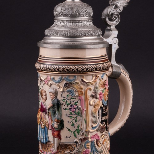 Пара, пивная кружка, 1/2 л, Merkelbach & Wick, Германия, нач. 20 в