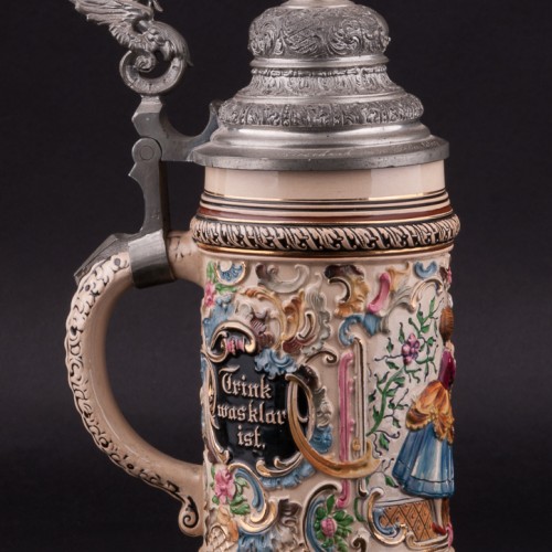 Пара, пивная кружка, 1/2 л, Merkelbach & Wick, Германия, нач. 20 в