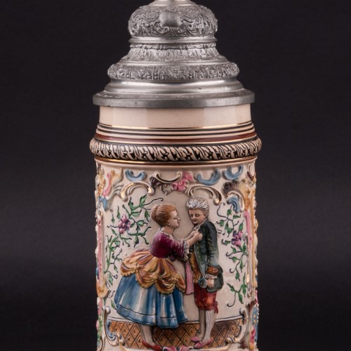 Пара, пивная кружка, 1/2 л, Merkelbach & Wick, Германия, нач. 20 в