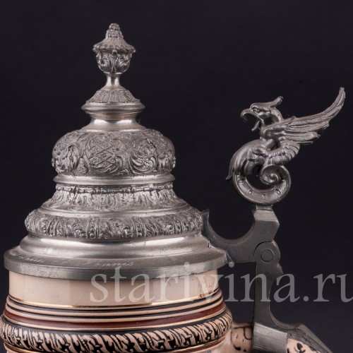 Пара, пивная кружка, 1/2 л, Merkelbach & Wick, Германия, нач. 20 в