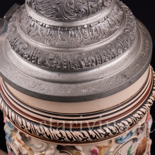 Пара, пивная кружка, 1/2 л, Merkelbach & Wick, Германия, нач. 20 в