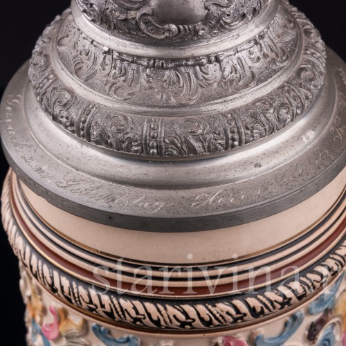 Пара, пивная кружка, 1/2 л, Merkelbach & Wick, Германия, нач. 20 в