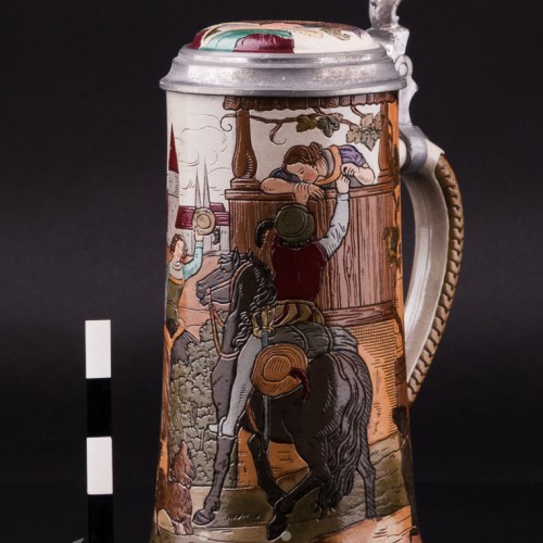 Прощание, пивная кружка, 1/2 л, Marzi & Remy, Германия, ок. 1900 г