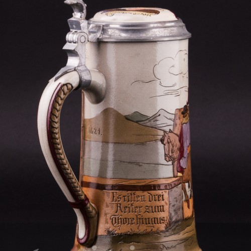 Прощание, пивная кружка, 1/2 л, Marzi & Remy, Германия, ок. 1900 г