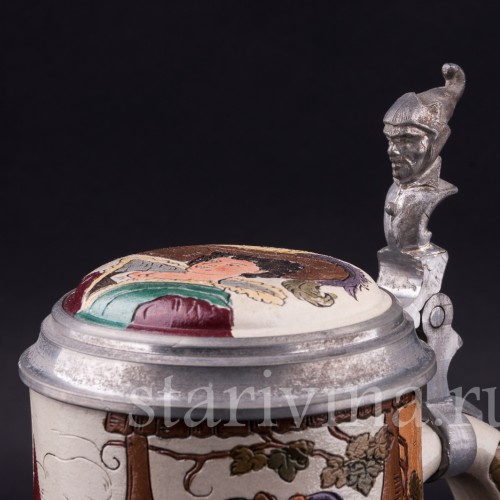 Прощание, пивная кружка, 1/2 л, Marzi & Remy, Германия, ок. 1900 г