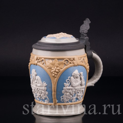 Пивная кружка 1/2 л, Villeroy & Boch, Германия, 1894 г