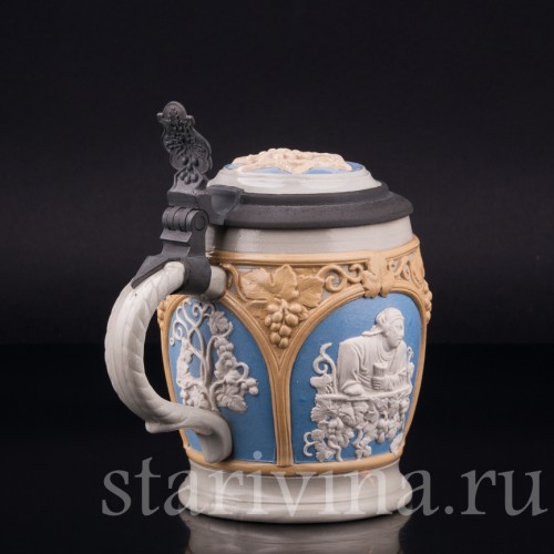 Пивная кружка 1/2 л, Villeroy & Boch, Германия, 1894 г