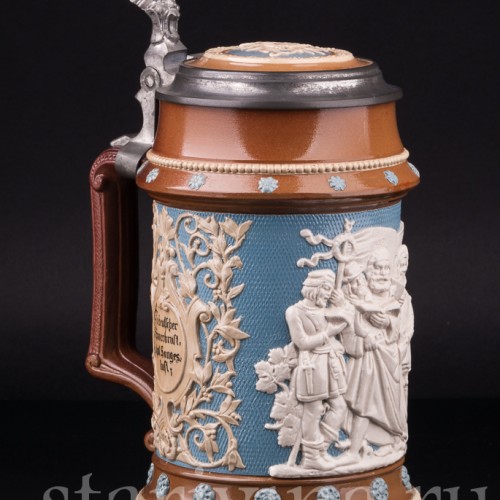 Пивная кружка Певцы, 1 л, Villeroy & Boch, Германия, 1905 г