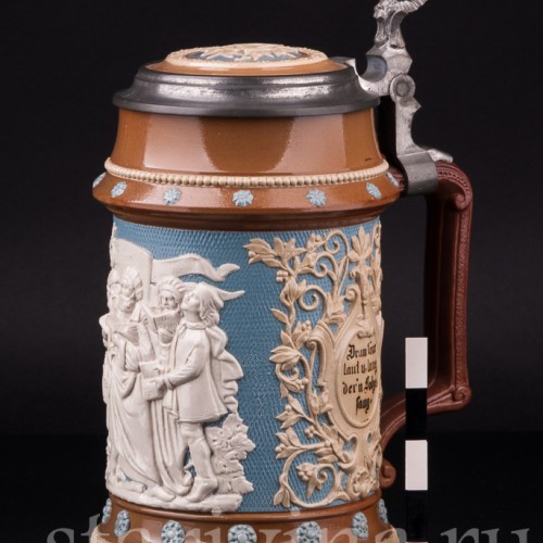 Пивная кружка Певцы, 1 л, Villeroy & Boch, Германия, 1905 г