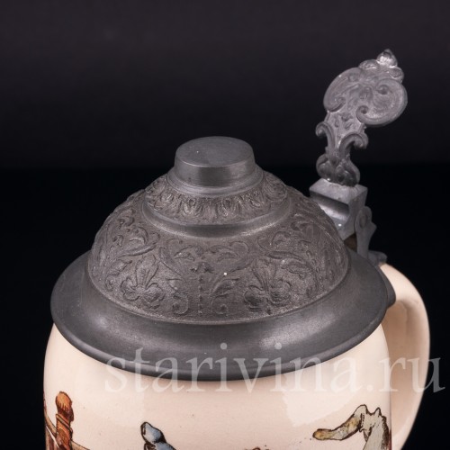 Пивная кружка Гномы, 1/2 л, Villeroy & Boch, Германия, 1897 г