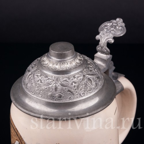 Пивная кружка Гномы, 1/2 л, Villeroy & Boch, Германия, 1901 г