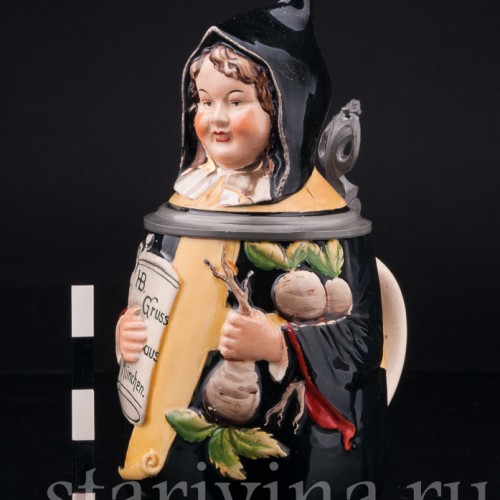 Мюнхенский мальчик, 1/2 л, Gebruder Goldschmidt, Германия, нач. 20 в