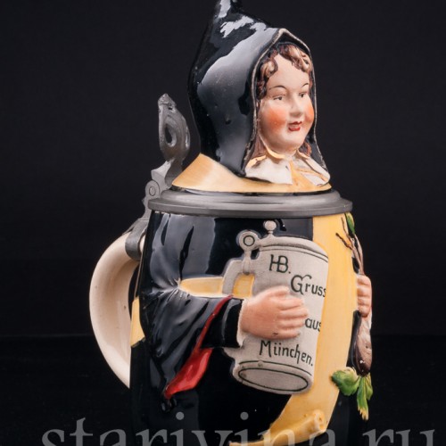 Мюнхенский мальчик, 1/2 л, Gebruder Goldschmidt, Германия, нач. 20 в