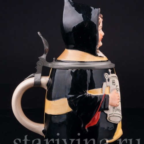 Мюнхенский мальчик, 1/2 л, Gebruder Goldschmidt, Германия, нач. 20 в