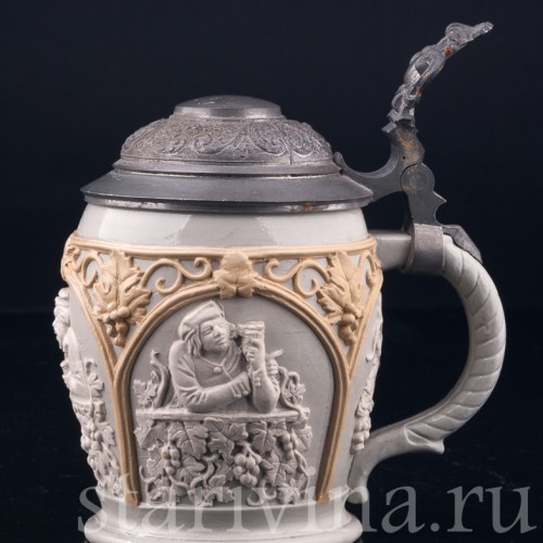 Пивная кружка, 1/4 л, Villeroy & Boch, Германия, кон. 19 в