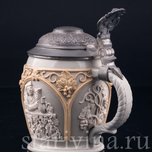 Пивная кружка, 1/4 л, Villeroy & Boch, Германия, кон. 19 в