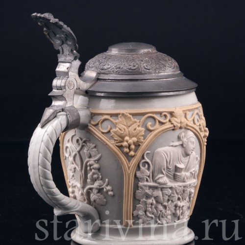 Пивная кружка, 1/4 л, Villeroy & Boch, Германия, кон. 19 в